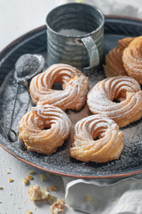 Sweet and fresh spanish donuts easy to make