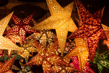 Christmas Stars ornament lamps
