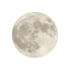 realistic vector of full moon