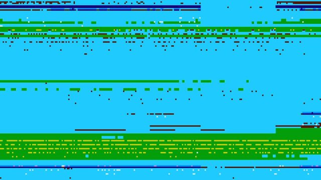 Digital Pixelated Noise Screen Glitch Flickering Scratch Abstract Background
