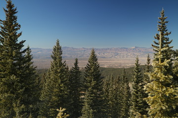 Looking towards the Jemez Mountains, NM