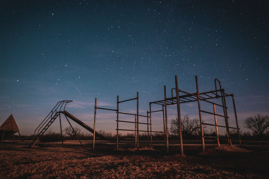 Playground At Night