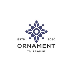 Modern Logo Design or Floral Ornament or Flower Line Art