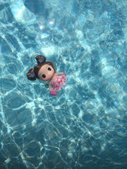 boy in swimming pool