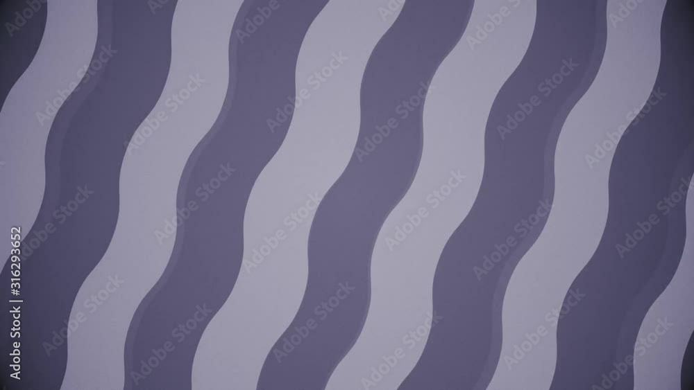 Poster shapes wavy colored lines loop right moving animation