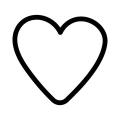happy valentines day, heart love romantic icon thick line