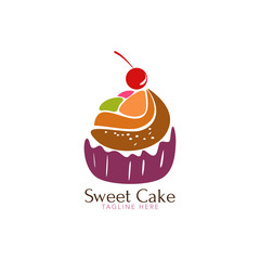 Cake and Bakery Logo Images Stock Vectors
