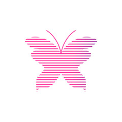 Butterfly Logo Design Vector Illustration