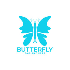 Butterfly Logo Design Vector Illustration