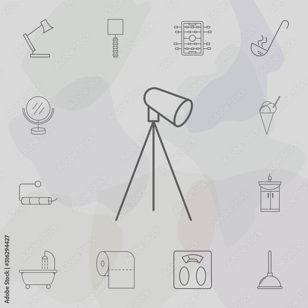 Aufkleber spotlight icon. web icons universal set for web and mobile