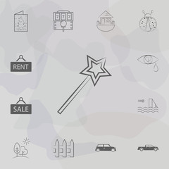 Asterisk icon. Web icons universal set for web and mobile