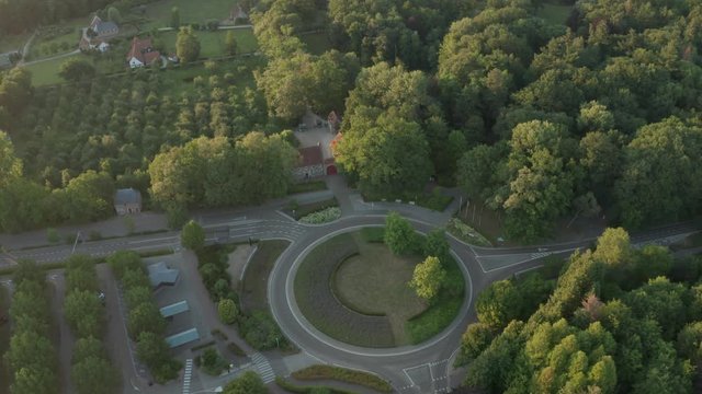 Provinciaal Domein Bokrijk, Genk openluchtmuseum road and house nature
