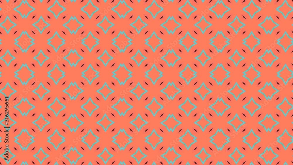 Poster pattern kaleidoscope colored motion loop background