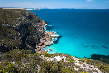 View of Sperm Whale Cliff, Whalers Way, South Australia