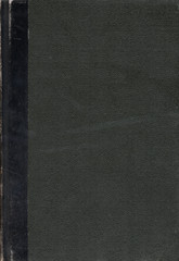 Artificial leather texture. Black old book cover. Rough surface with embossed. Blank retro page. Empty place for text. Perfect for background and vintage style design.