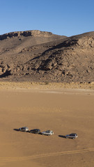 Landscape of Sahara desert