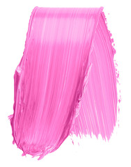 pink rose abstract liquid acrylic paint brush color strokes dynamic juice curl colorist