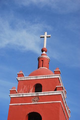 cross on church in mexico city