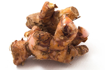 Natural galangal rhizomes in indonesia called lengkuas or laos are used in traditional asian...