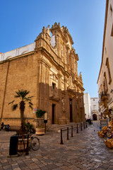 Sant'Agata Cathedral in Gallipoli, Salento, Apulia, Italy