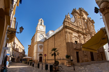 Sant'Agata Cathedral in Gallipoli, Salento, Apulia, Italy