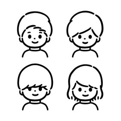 男性アイコンセット