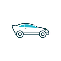 Isolated car vehicle vector design