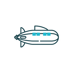 Isolated zeppelin icon vector design © Grgroup