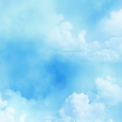 blue sky with clouds