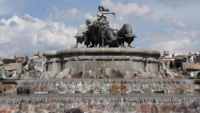 The Magical Gefion Fountain in Copenhagen, Denmark