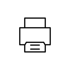 print icon, office icon, device icon, logo, pattern, presentation template line style