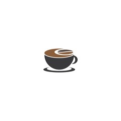 Coffee cup logo template vector icon design