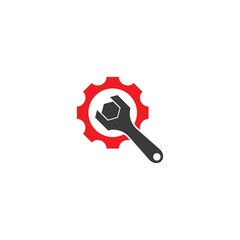 Gear logo template vector icon design