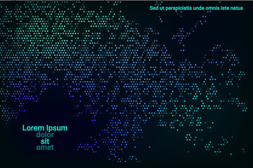 Vector neon background.
