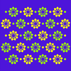 Fototapeta na wymiar a pattern of flowers with purple color