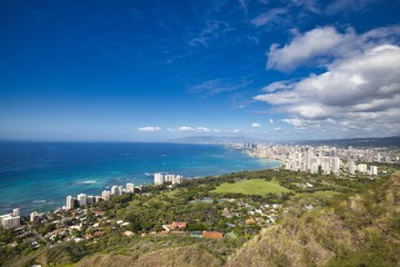 Obraz premium ダイアモンドヘッドからの景観