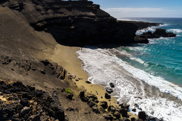 Green Sand Beach, Papakolea Beach, Big Island Hawaii