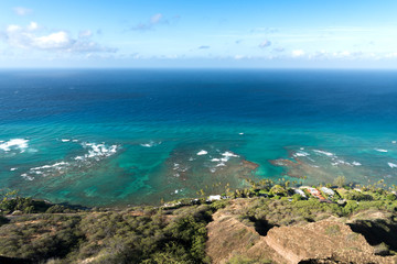 Fototapeta na wymiar Diamond Head, Oahu Hawaii 