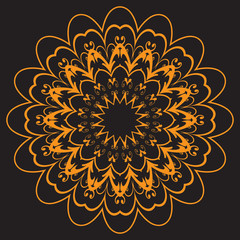 Gold Element Premium Mandala Design