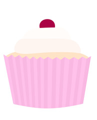 Pink Wrapper Cupcake