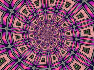 Colorful digital graphic kaleidoscope symmetry mandala style in laser light sunray trial pattern, Tie Dye , spiderweb art abstract background for art projects, banner, business,   card, 3D, template