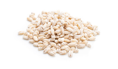 grain barley on a white background.