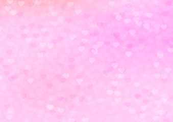 Abstract background with hearts. Vector illustration