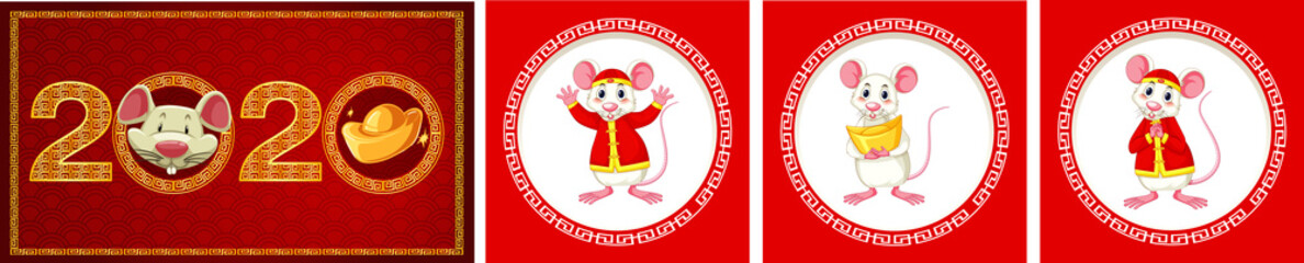 Happy new year background design for 2020