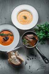 soup with meat and vegetables