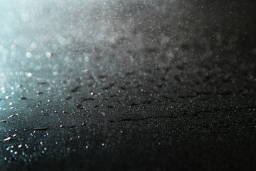Water particles as background
