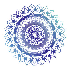 Mandala patterns on isolated background