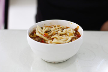 Uyghur, lagman, guiru, Asia, food, dish 