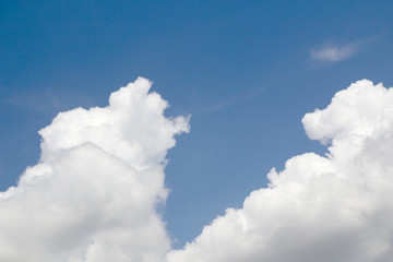 blue sky with clouds background, texture.