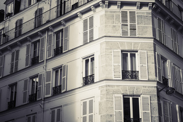 facade of a Paris building